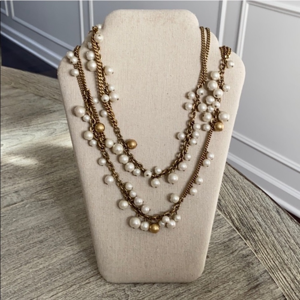 Stella & Dot Gabrielle Pearl Necklace